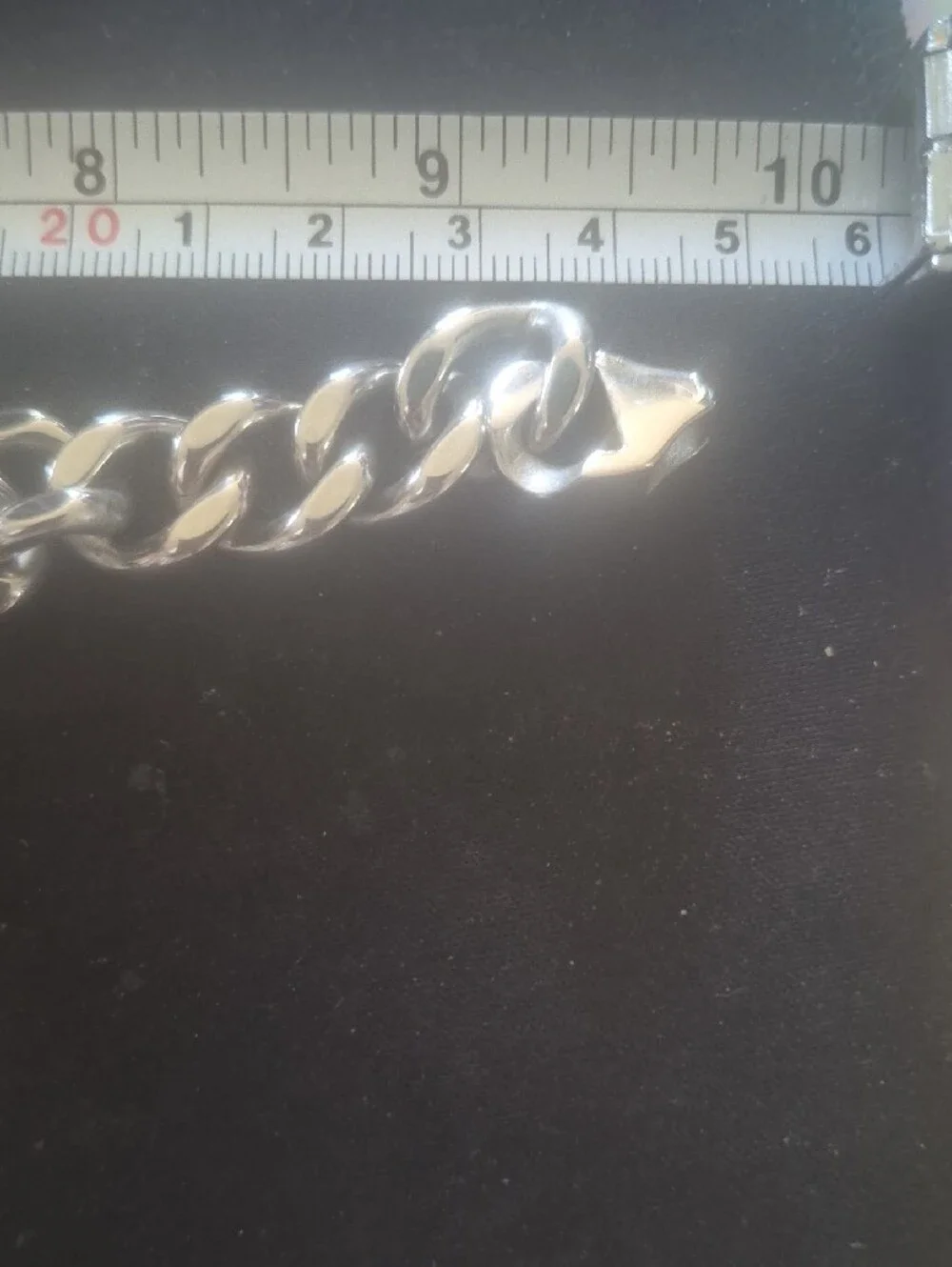 Men's Stainles Steel Skull Curb Chain Bracelet 10